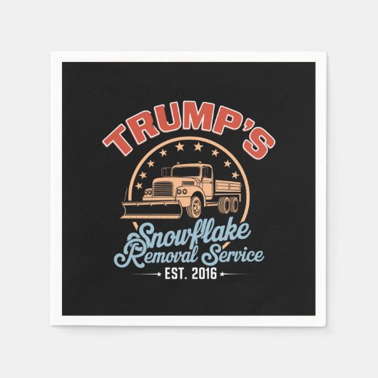 Trump's Snowflake Removal Service Trump 2024 Servet (Voorkant)