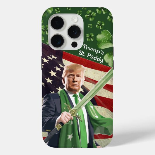 Trump's St. Paddy Case-Mate iPhone Case (Achterkant)