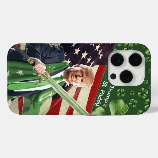 Trump's St. Paddy Case-Mate iPhone Case (Achterkant (horizontaal))