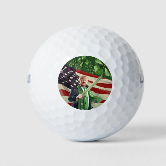 Trump's St. Paddy Golfballen (Voorkant)