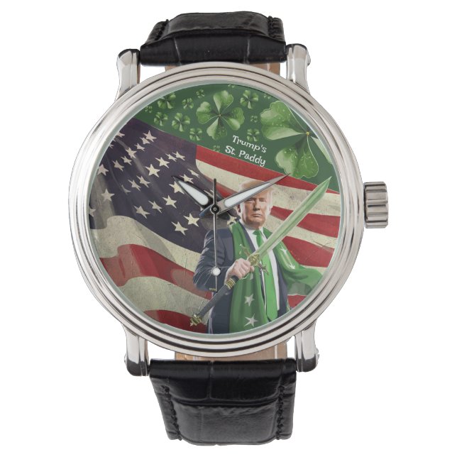 Trump's St. Paddy Horloge (Voorkant)