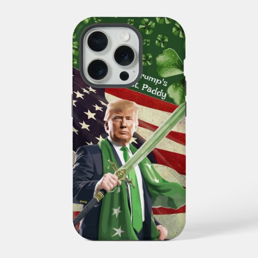 Trump's St. Paddy iPhone Hoesje (Achterkant)