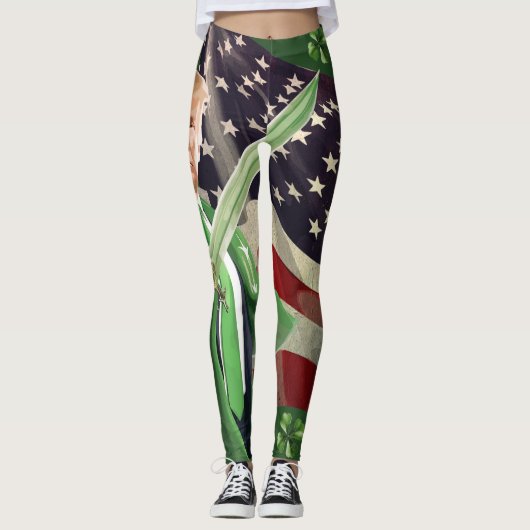 Trump's St. Paddy Leggings (Voorkant)