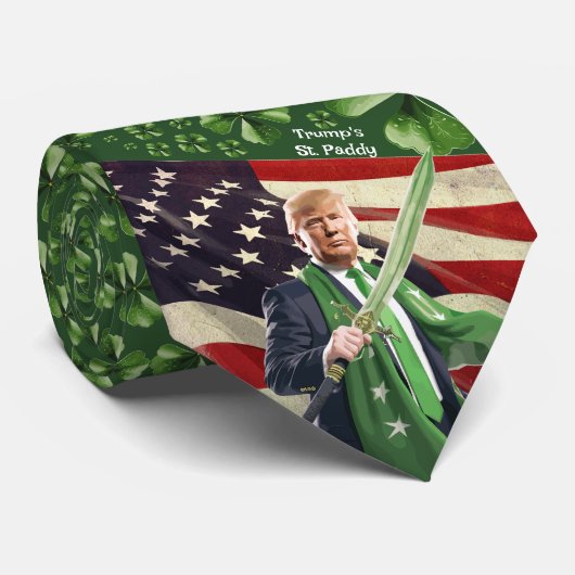 Trump's St. Paddy Stropdas (Opgerold)