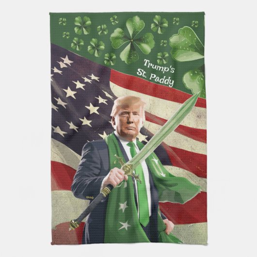 Trump's St. Paddy Theedoek (Verticaal)