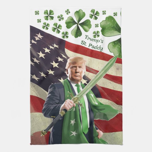Trump's St. Paddy Theedoek (Verticaal)