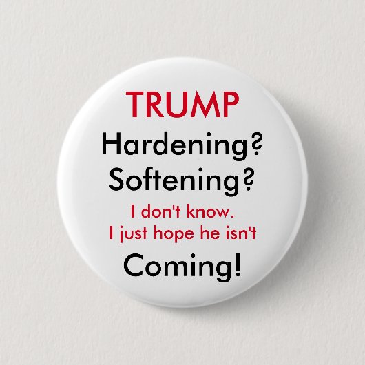 Trump's Stance on Immigration Ronde Button 5,7 Cm (Voorkant)