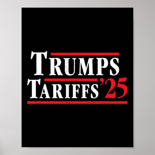 Trumps tarief - Trump handelsoorlog Poster (Voorkant)