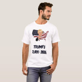 Trump's Turn 2024 T-shirt Verkiezingen (Voorkant volledig)