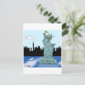 Trump's Vrijheidsbeeld Briefkaart (Staand voorkant)