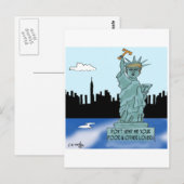 Trump's Vrijheidsbeeld Briefkaart (Voorkant / Achterkant)