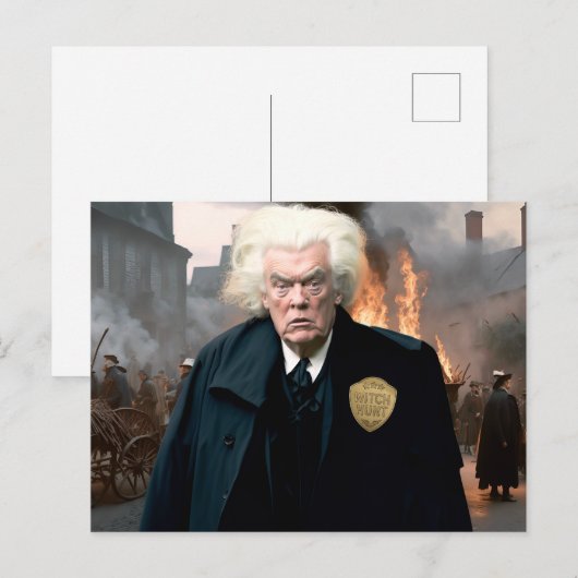 Trump's Witch Hunt Briefkaart (Voorkant / Achterkant)
