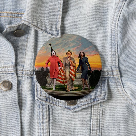 TRUMP'S Worst Nightmare Ronde Button 4,0 Cm (In situ)