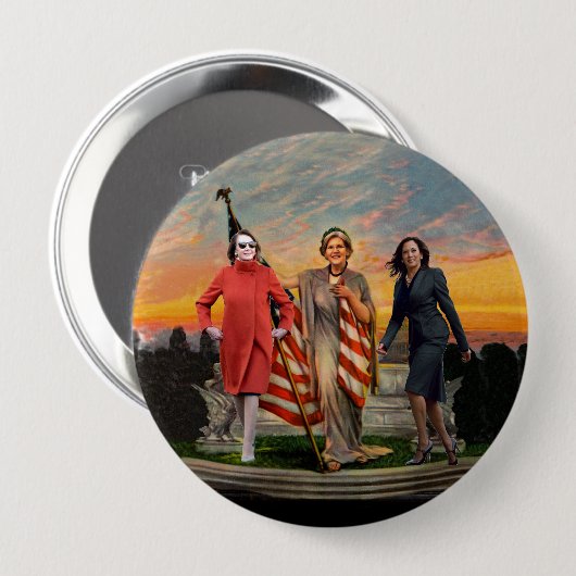 TRUMP'S Worst Nightmare Ronde Button 4,0 Cm (Voorkant /achterkant)