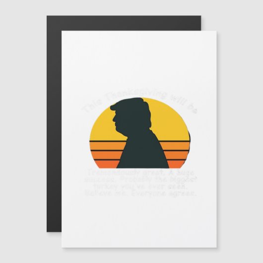 Trumpsgiving-ontwerp (Voorkant / Achterkant)