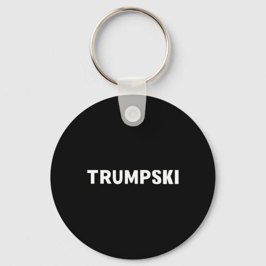 Trumpski Grappig Pools Trump T-shirt Sleutelhanger (Voorkant)