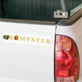 Trumpster-Sticker voor pompen Bumpersticker (Op Truck)