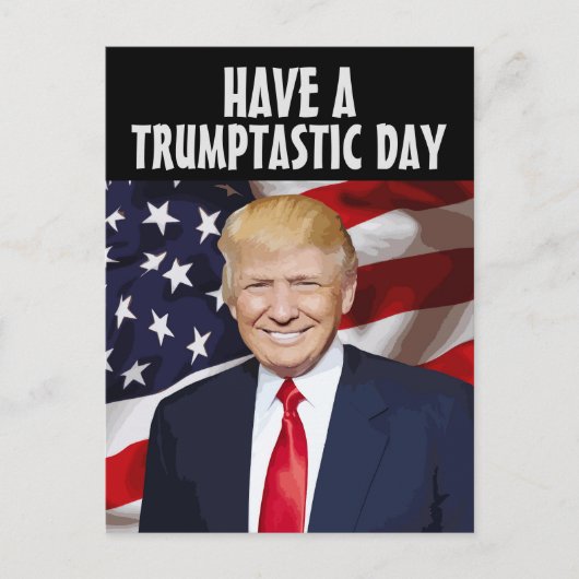TRUMPTASTISCH BRIEFKAART (Voorkant)