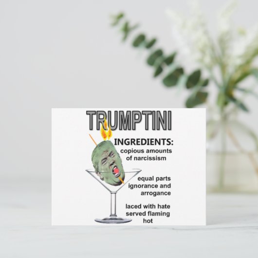 Trumptini Briefkaart (Staand voorkant)