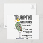 Trumptini Briefkaart (Voorkant / Achterkant)