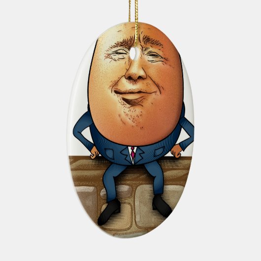 Trumpty Dumpty Keramisch Ornament (Rechts)