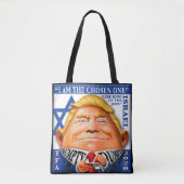Trumpty Dumpty "King of Jews" Tote Bag (Voorkant)