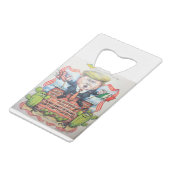 TRUMPTY DUMPTY SAT ON A WALL CREDITKAART FLESSENOPENER (Achterkant Gekanteld)