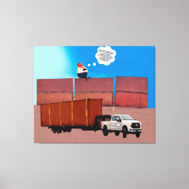 Trumpty Dumpty Stretched Canvas Print