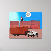 Trumpty Dumpty Stretched Canvas Print (Voorkant)