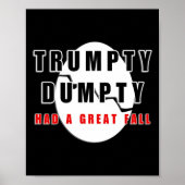 Trumpty had een geweldige Herfst gebarsten ei grap Poster (Voorkant)