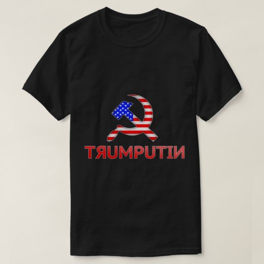 Trumputin Trump en Poetin Fit T-shirt (Design voorkant)
