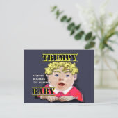 Trumpy Baby Briefkaart (Staand voorkant)