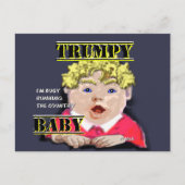 Trumpy Baby Briefkaart (Voorkant)