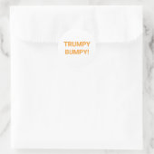 TRUMPY BUMPY Comic Splash-Art Hankamer Artjunkhaus Ronde Sticker (Tas)
