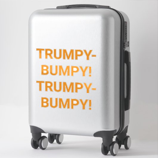TRUMPY BUMPY Hankamer Artjunkhaus Comic Splash-Kun Sticker (Koffer)