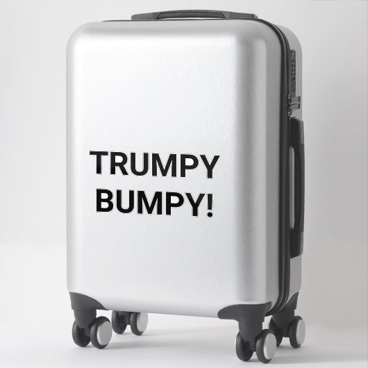 TRUMPY BUMPY Hankamer Artjunkhaus Comic Splash-Kun Sticker (Koffer)