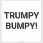 TRUMPY BUMPY Hankamer Artjunkhaus Comic Splash-Kun Sticker (Vel)