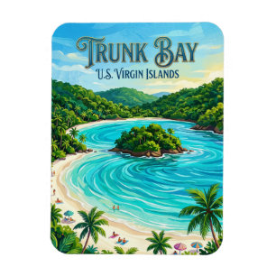 Trunk Bay Amerikaanse Maagdeneilanden Magneet