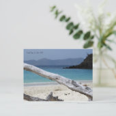Trunk Bay Beach Briefkaart (Staand voorkant)