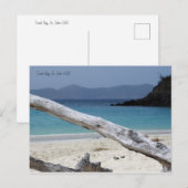 Trunk Bay Beach Briefkaart (Voorkant / Achterkant)