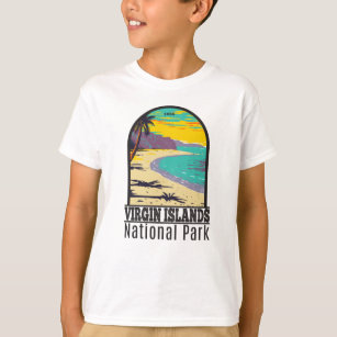 Trunk Bay Beach T-Shi van de Maagdeneilanden T-shirt
