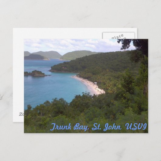 Trunk Bay Briefkaart (Voorkant / Achterkant)