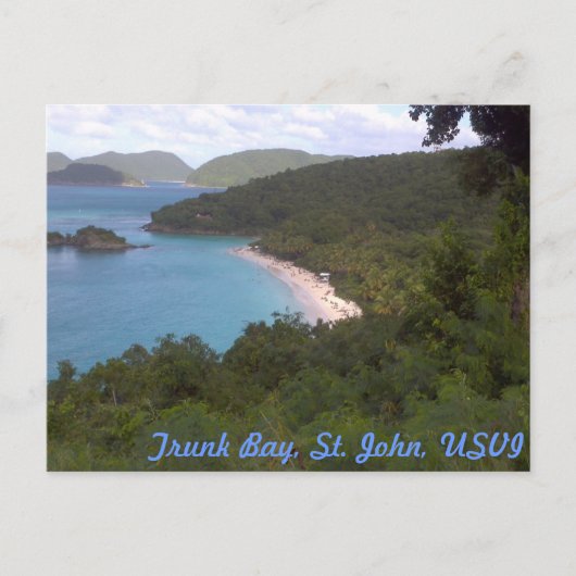 Trunk Bay Briefkaart (Voorkant)