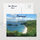 Trunk Bay, Dreaming! Briefkaart (Voorkant / Achterkant)