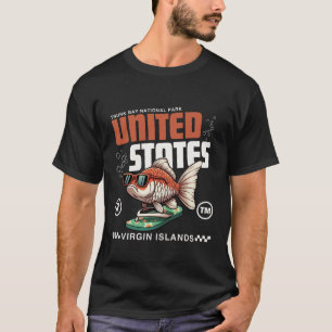 Trunk Bay National Park, Amerikaanse Maagdeneiland T-shirt