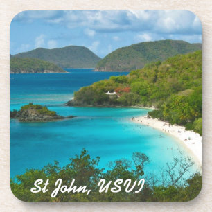 Trunk Bay, Sint-John USVI Bier Onderzetter