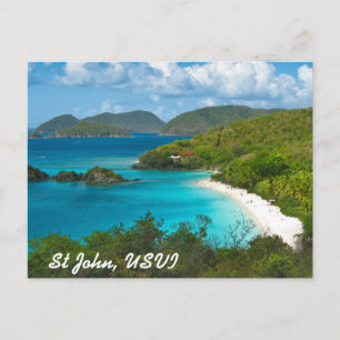 Trunk Bay, Sint-John USVI Briefkaart