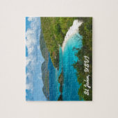 Trunk Bay, Sint-John USVI Legpuzzel (Verticaal)