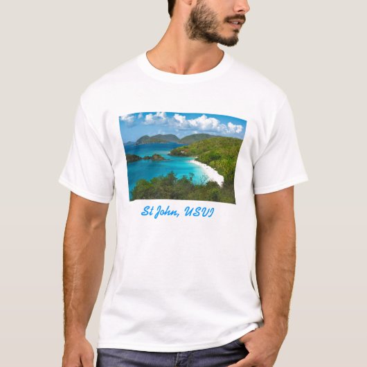 Trunk Bay, Sint-John USVI T-shirt (Voorkant)