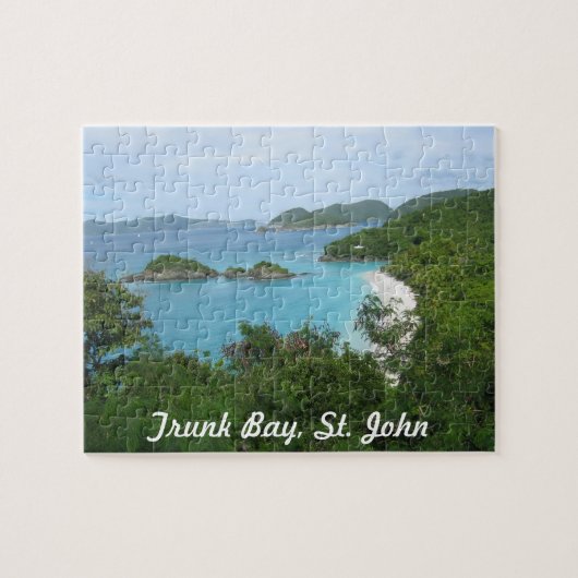 Trunk Bay, St. John Legpuzzel (Horizontaal)